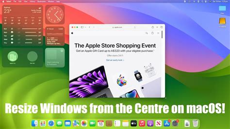 How To Resize A Window From The Centre On Macos Youtube