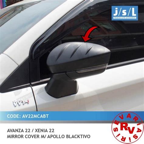 Jual Garnis Cover Spion Warna Hitam Doff All New Avanza Xenia Veloz