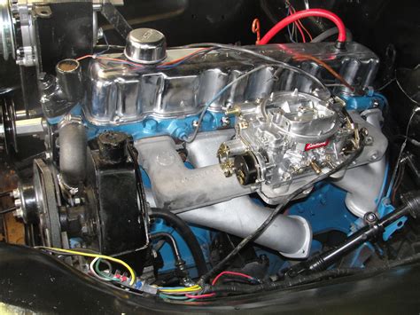 Stock 292 Inline 6 Motor With A 350 Turbo And Offinhauser Intake And Tom Langden Headers With A