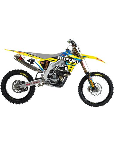 Kit D Autocollants Blackbird Suzuki World Replica Suzuki RMZ 450