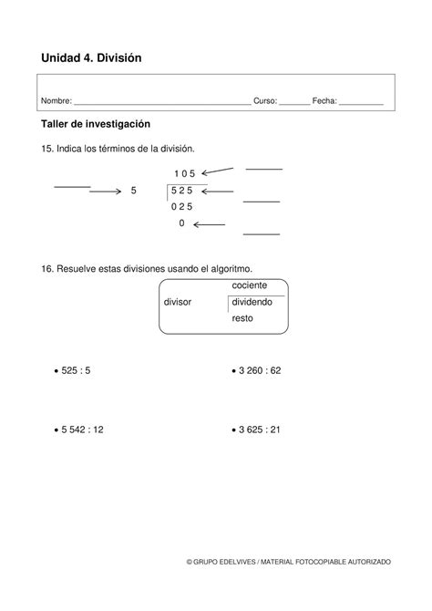 La Clase De Mabel Fichas De Repaso De Mates Tema