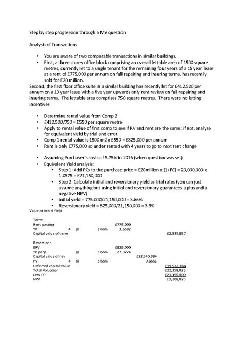 Valuation Workbook Step By Step Exercises And Test To Help You Master Valuation 8