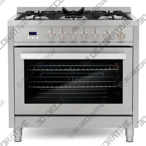 Cosmo 36-Inch 3.8 Cu. Ft. Single Oven Gas Range with 5 Burner Cooktop ...