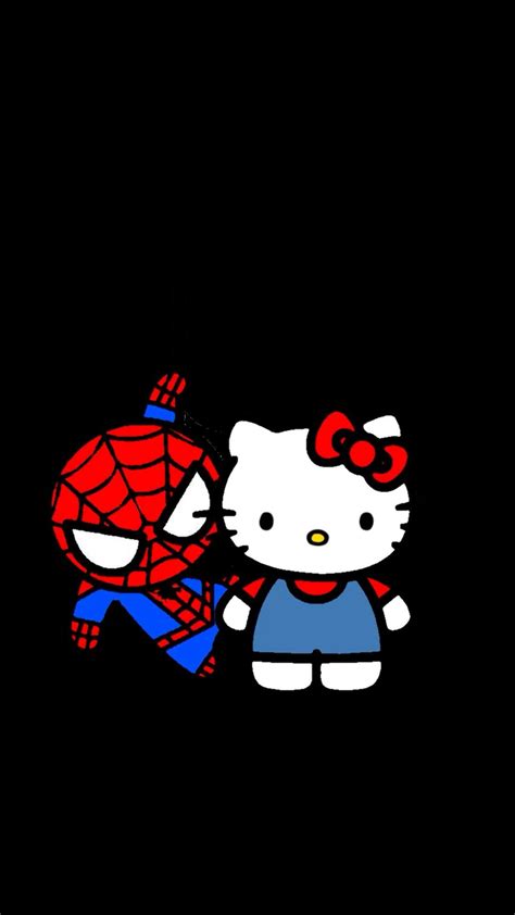 Spiderman Hello Kitty Wallpapers Top Free Spiderman Hello Kitty