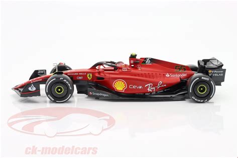 Bburago 1:18 Carlos Sainz jr. Ferrari F1-75 #55 formula 1 2022 18-16811 ...