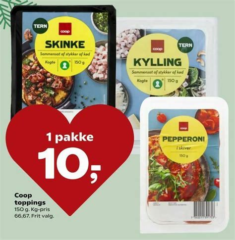 Coop Toppings Tilbud Hos Superbrugsen