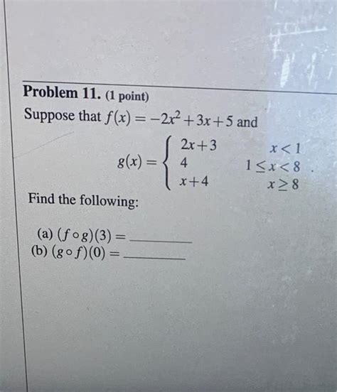 Solved Suppose that f(x)=−2x2+3x+5 and | Chegg.com 