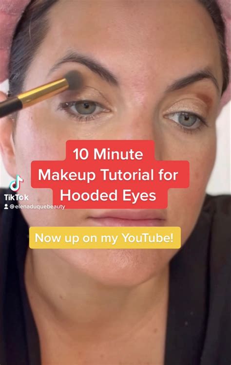 Hooded eye makeup tutorial | Eyeshadow for hooded eyes, Hooded eye ...