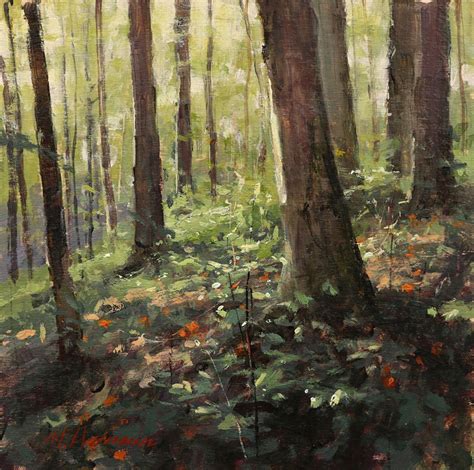 Woodland Study Landscape Paintings Landscape Paintings Acrylic