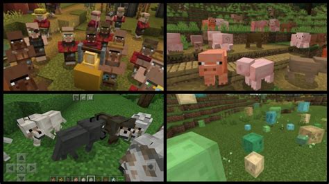 800 NEW MOBS In Minecraft MCPE Vanilla Mob Variants Showcase YouTube