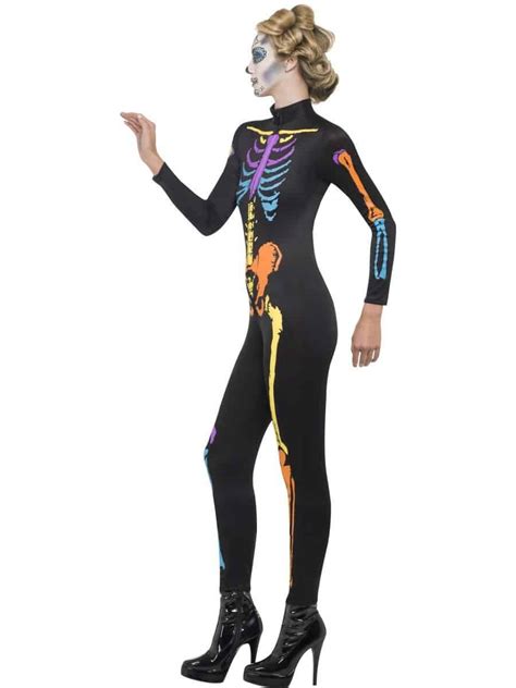 Ladies Neon Skeleton Costume