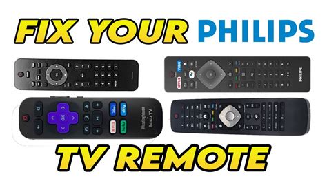 How To Fix Your Philips Tv Remote Control That Is Not Working Youtube