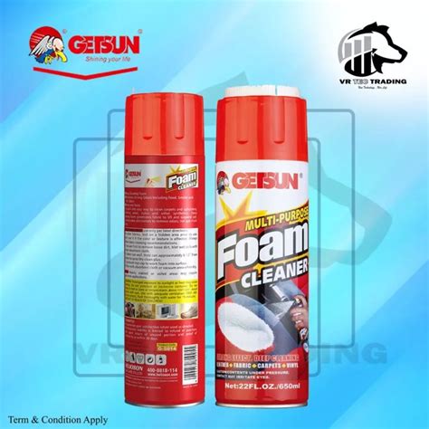 Getsun Multipurpose Foam Cleaner Ml Lazada