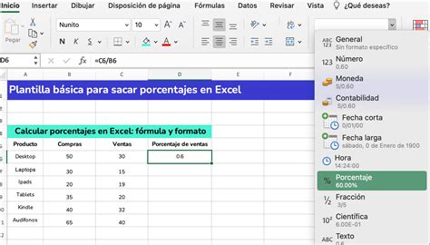 Plantilla Para Sacar Porcentajes En Excel Gratis Crehana