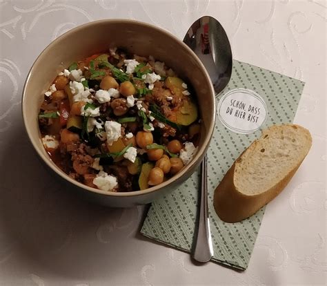 Kichererbsen Paprika Pfanne Mit Feta Ein Nudelsieb Bloggt