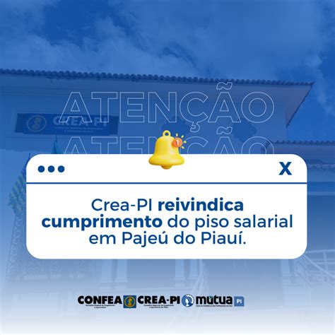 Crea PI reivindica cumprimento do piso salarial em Pajeú do Piauí