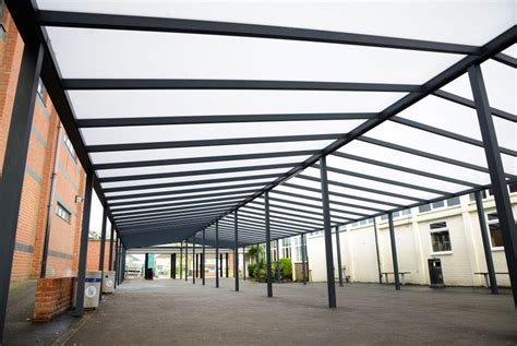 Case Study: Cleeve Park School, Outside Covered Area Install