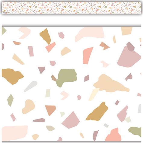 Terrazzo Tones Straight Border Trim Tcr Teacher Created Resources