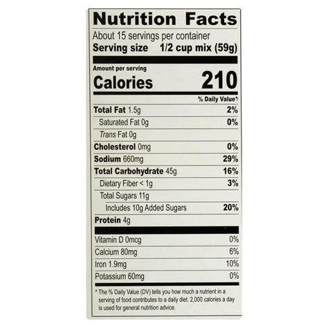 Krusteaz Pancake Mix Complete Buttermilk Nutrition Facts