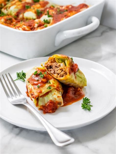 Low Calorie Cabbage Roll Casserole Gf Low Carb Skinny Fitalicious