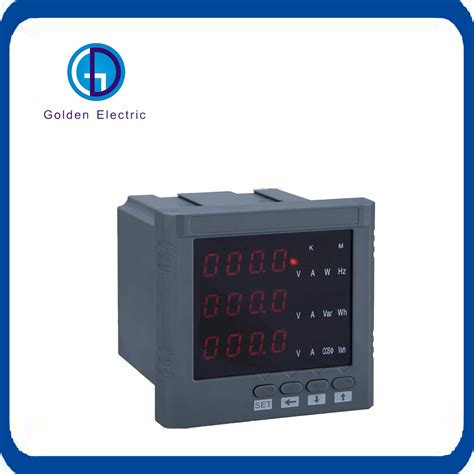 LCD/LED Display Three Phase Intelligent Digital Meter Multi-Function Digital Panel Meter Smart ...