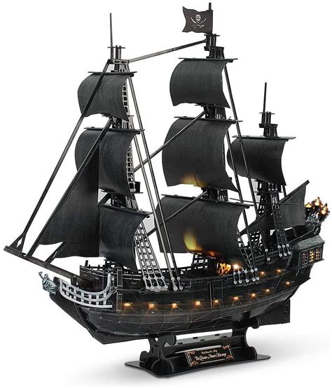 CubicFun 3D Pirate Ship Puzzle Model Ship Building Pirate Ship Model