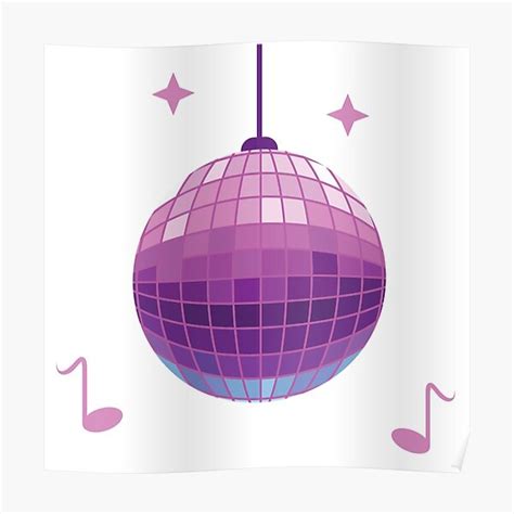 Disco Ball Poster For Sale By Rachidlharime Redbubble