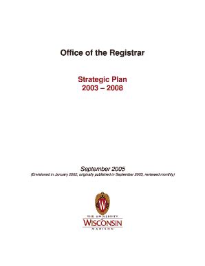 Fillable Online Registrar Wisc Version Office Of The Registrar