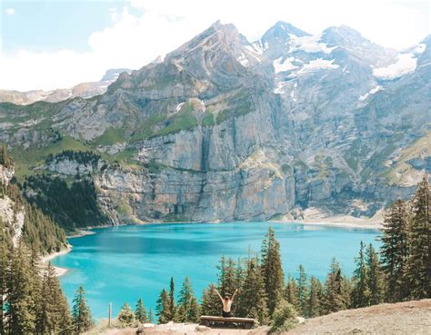 Deux Jours Au Lac D Oeschinen Randonn E Et Tour En Barque