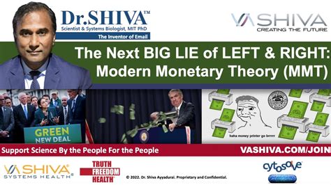 Drshiva Live The Next Big Lie Of The Left And Right Modern Monetary