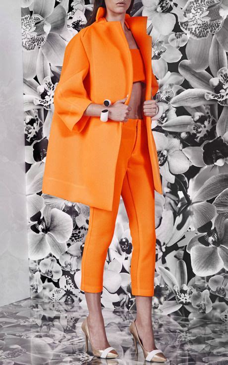 Maticevski Resort 2015 Trunkshow Moda Operandi Fashion Orange