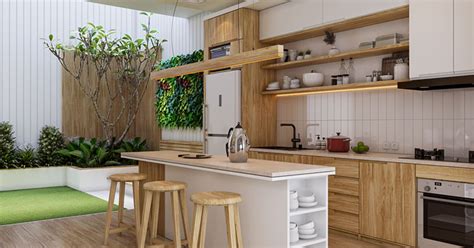 Foto Desain Dapur Cantik Minimalis Modern Makin Kece Berani