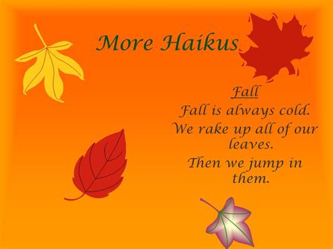 Haiku Poems About Fall