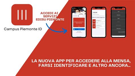 Annuncio Nuova App Campus Piemonte Id Youtube