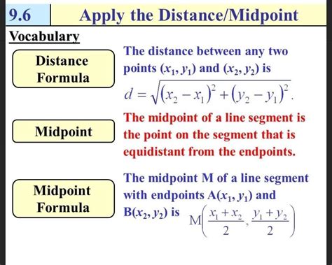 What Is The Distance Formula And Midpoint Formula Brainly Ph Free