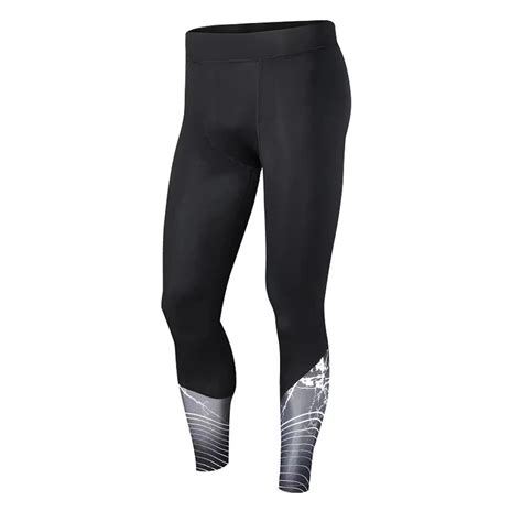 2018 Men Compression Tights 3 4 Pants Skinny Running Leggings Fitness