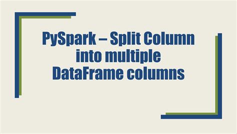 Splitting A Dataframe Into Multiple Dataframes A Step By Step Guide