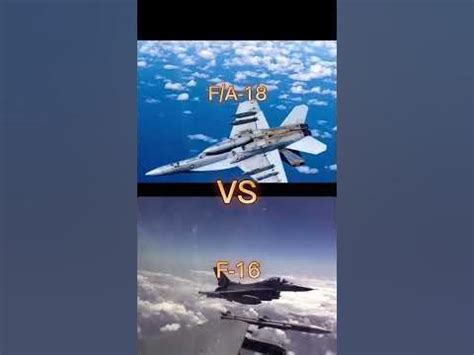 F/A-18 VS F-16 #aviation #shorts - YouTube