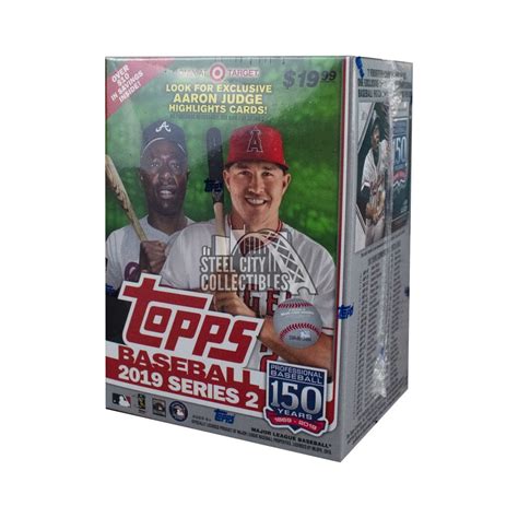 2019 Topps Series 2 Baseball 7ct Blaster Box Target Steel City