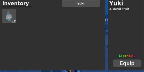 Beli Item Yuki Yuki No Mi Grand Piece Online Roblox Terlengkap Dan