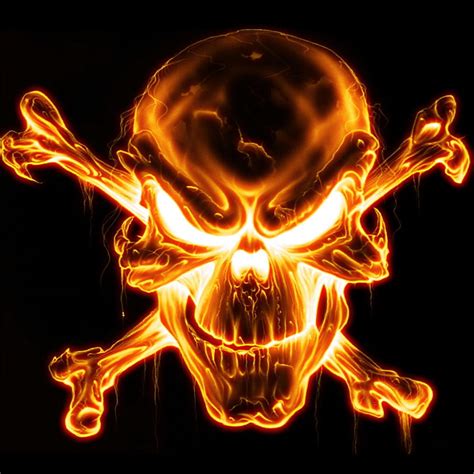 Skulls On Fire Skull In Flame HD Phone Wallpaper Pxfuel