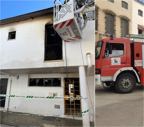 Un Incendio Calcina Una Vivienda En La Calle Gabriel Celaya Carmina Leiva