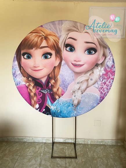 Locação aluguel painel Frozen RJ Elo7 Produtos Especiais