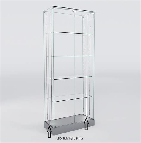 Premier 100 Display Showcase With Drawers Display Cabinets Direct