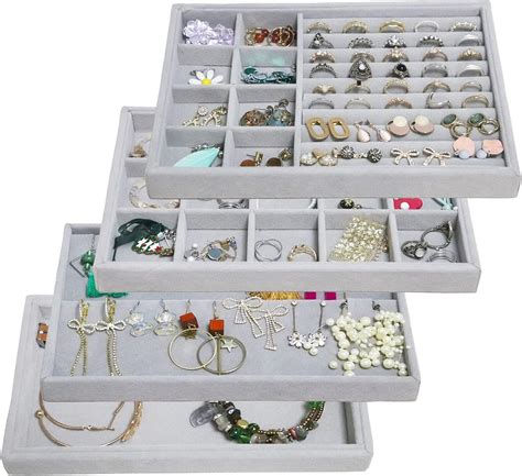 Amazon MINGRI Jewelry Earring Organizer Holder Stackable Jewelry