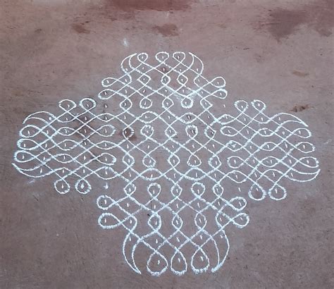 Sikku Kolam With Dots Contest Kolam Tippudu Muggulu Kolams