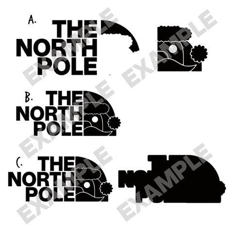 The North Pole Logo Svg The North Pole Santa Png Christmas Shirt Svg