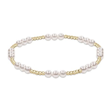 Enewton 625 Classic Joy Pattern 4mm Bead Bracelet Pearl Smyth