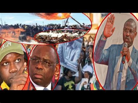 Tension politique 3é mandat Macky Sall procès Ousmane SONKO l APE