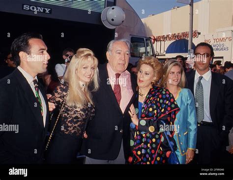 Anthony Quinn and family Circa 1990's Credit: Ralph Dominguez ...